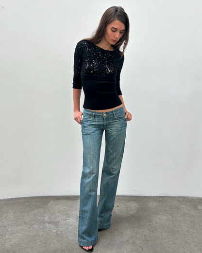 Earnest Sewn Light-Wash Denim