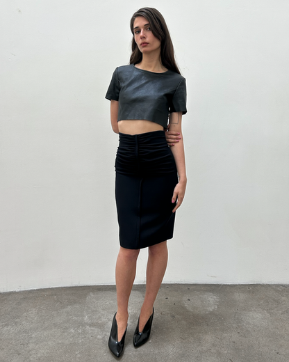 Balenciaga by Nicolas Ghesquière FW2012 Ruched Skirt