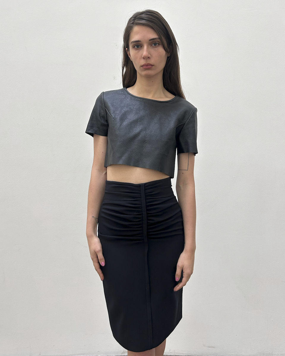 Balenciaga by Nicolas Ghesquière FW2012 Ruched Skirt