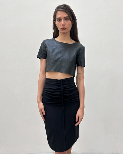 Balenciaga by Nicolas Ghesquière FW2012 Ruched Skirt