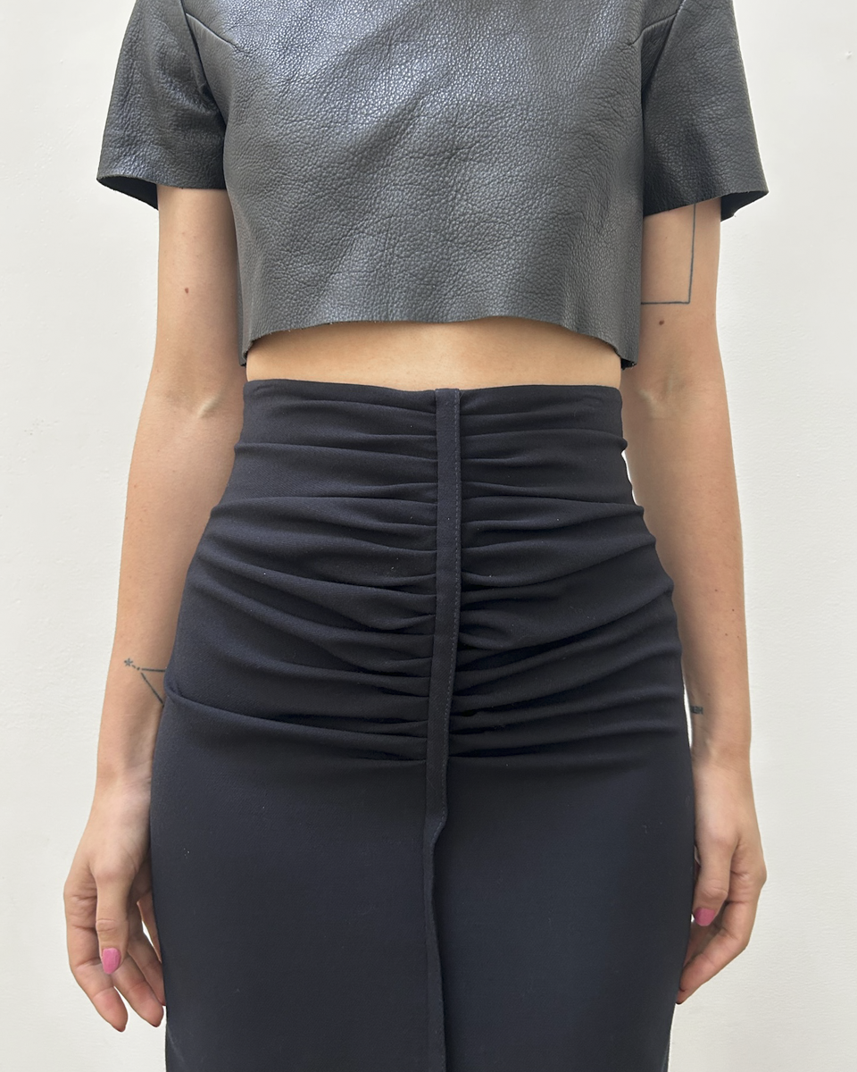 Balenciaga by Nicolas Ghesquière FW2012 Ruched Skirt