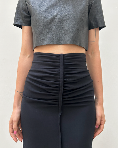 Balenciaga by Nicolas Ghesquière FW2012 Ruched Skirt