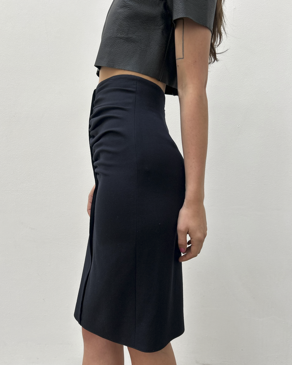 Balenciaga by Nicolas Ghesquière FW2012 Ruched Skirt