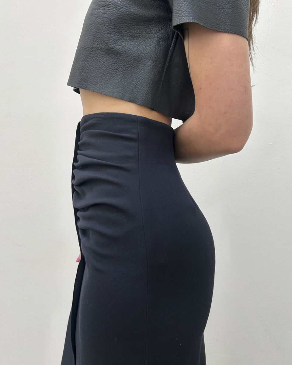 Balenciaga by Nicolas Ghesquière FW2012 Ruched Skirt