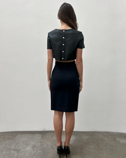 Balenciaga by Nicolas Ghesquière FW2012 Ruched Skirt