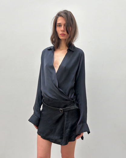 Nicholas K Wrap Belted Dress