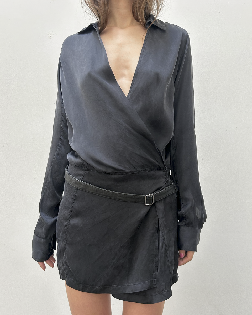 Nicholas K Wrap Belted Dress