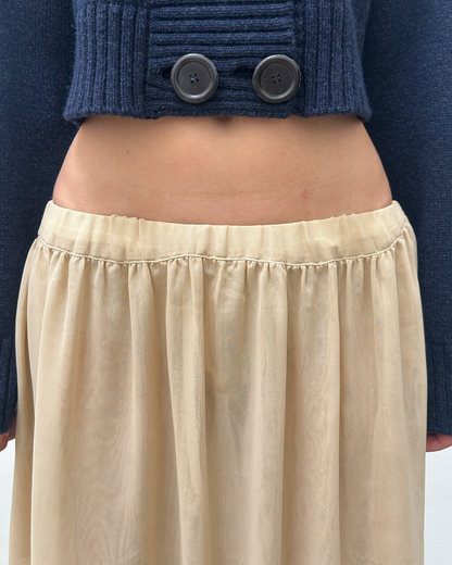 Comme des Garçons 2011 Sheer Ruffle Skirt