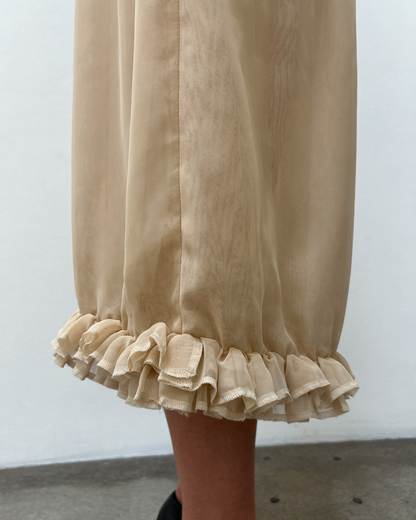 Comme des Garçons 2011 Sheer Ruffle Skirt