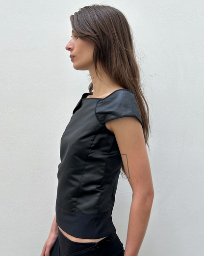 Narcisco Rodriguez Cap-Sleeve Top