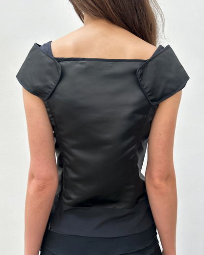 Narcisco Rodriguez Cap-Sleeve Top