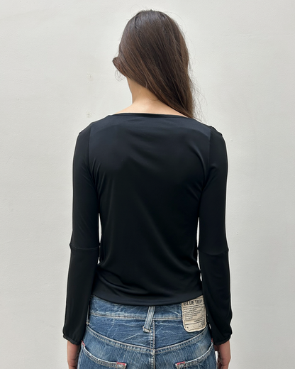 Costume National Jersey Pocket Top