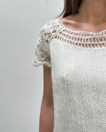 Ermanno Scervino Crochet Knit Dress