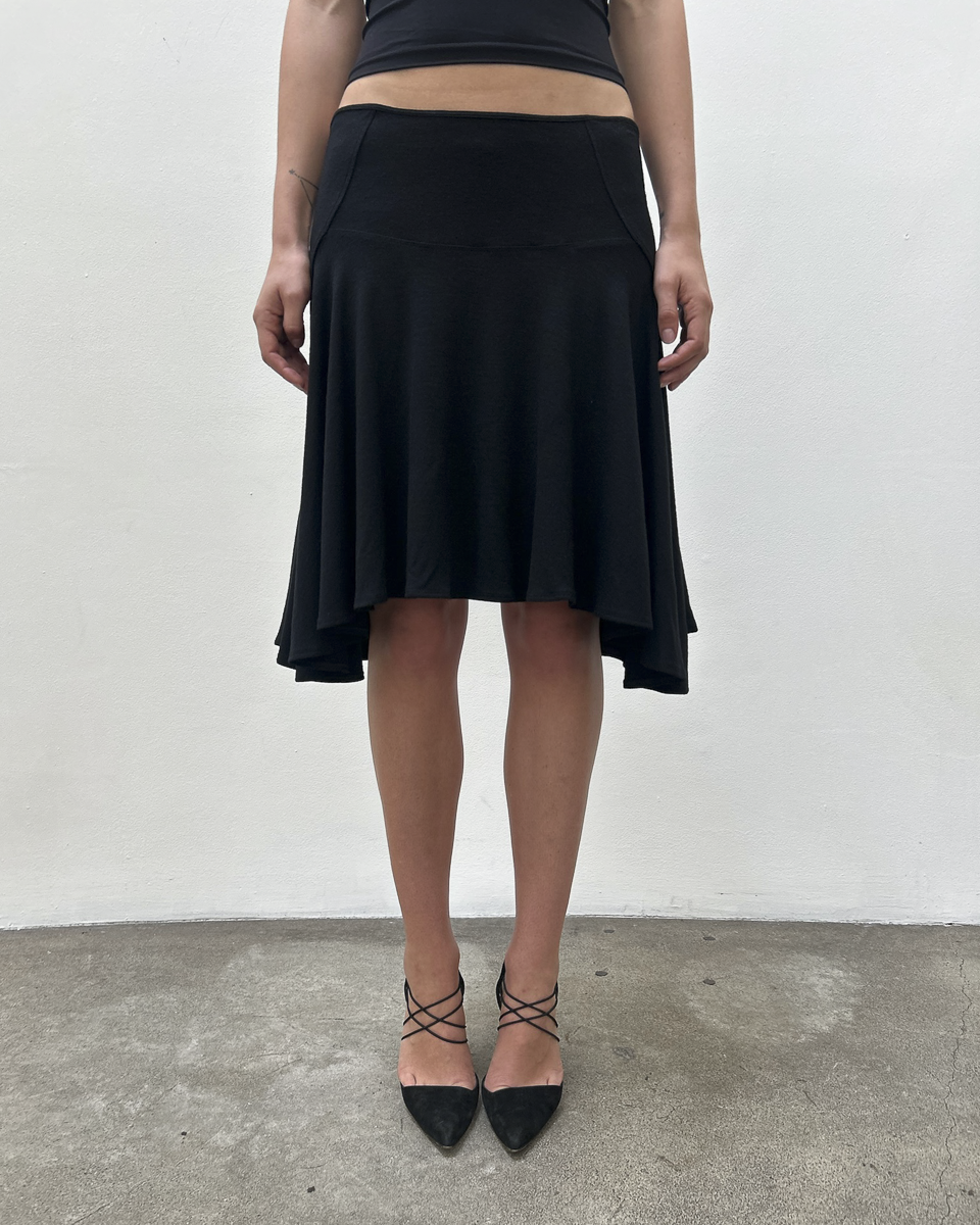 Plein Sud Asymmetrical Jersey Skirt