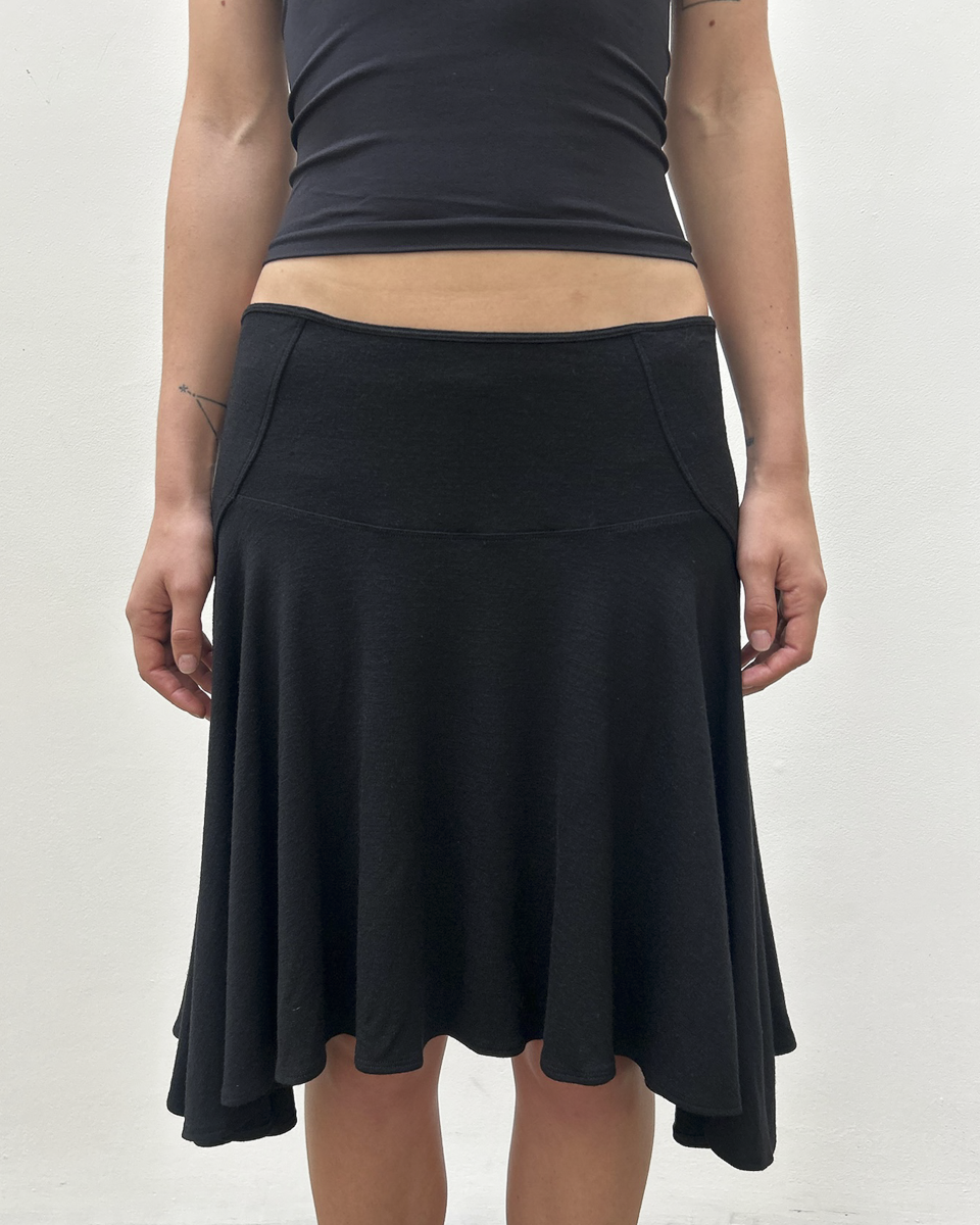 Plein Sud Asymmetrical Jersey Skirt