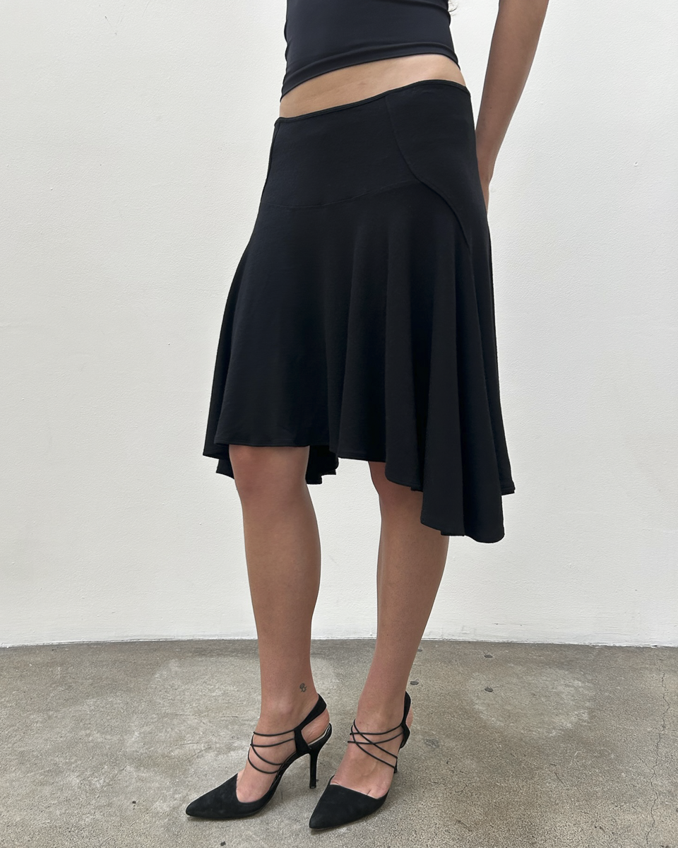 Plein Sud Asymmetrical Jersey Skirt