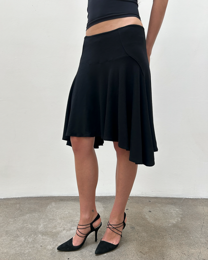 Plein Sud Asymmetrical Jersey Skirt