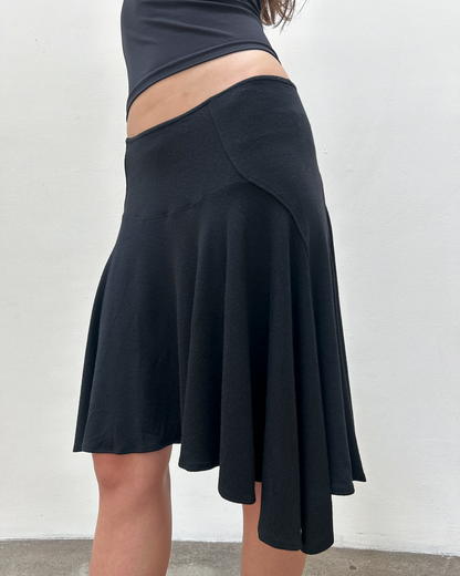 Plein Sud Asymmetrical Jersey Skirt