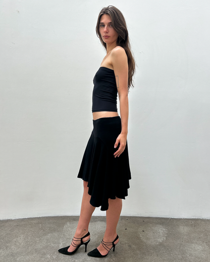Plein Sud Asymmetrical Jersey Skirt