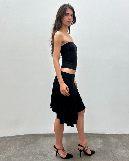 Plein Sud Asymmetrical Jersey Skirt