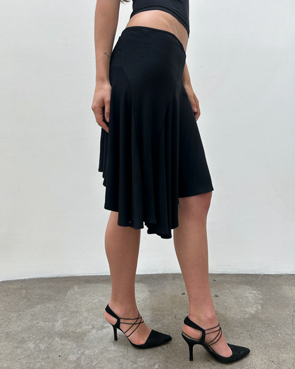 Plein Sud Asymmetrical Jersey Skirt
