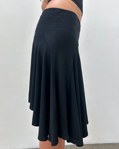 Plein Sud Asymmetrical Jersey Skirt
