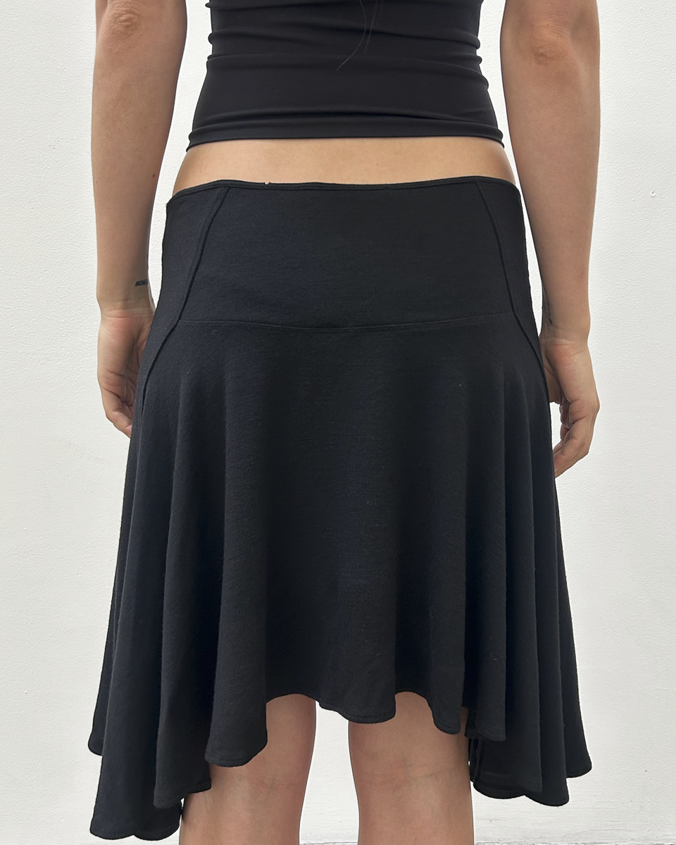 Plein Sud Asymmetrical Jersey Skirt