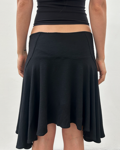 Plein Sud Asymmetrical Jersey Skirt
