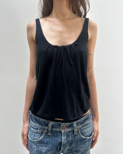 Gucci by Tom Ford Silk-Knit Gathered Tank Top