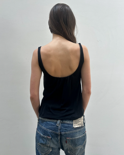 Gucci by Tom Ford Silk-Knit Gathered Tank Top