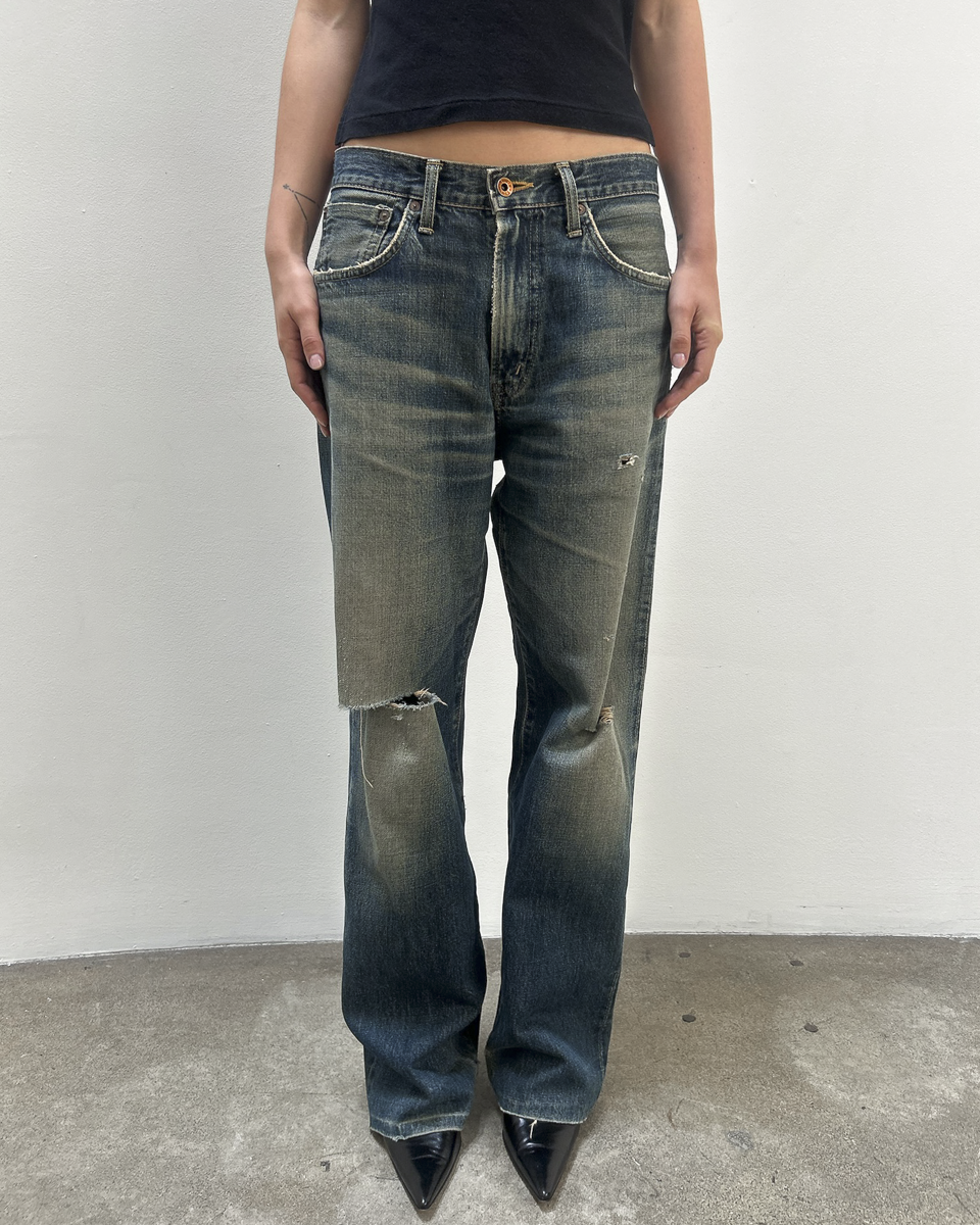 Edwin 505 Selvedge 31 Rust Denim