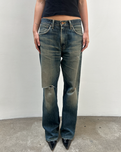 Edwin 505 Selvedge 31 Rust Denim
