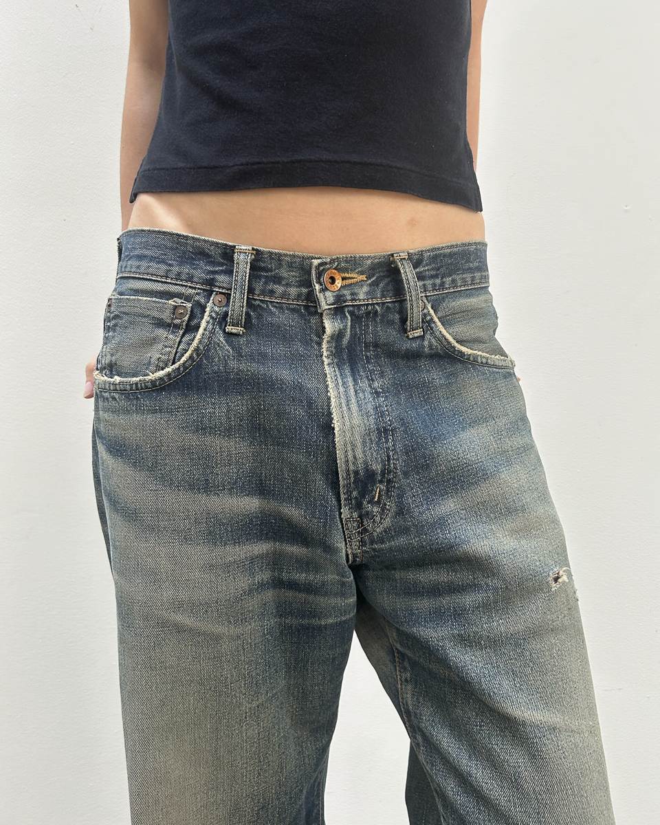Edwin 505 Selvedge 31 Rust Denim