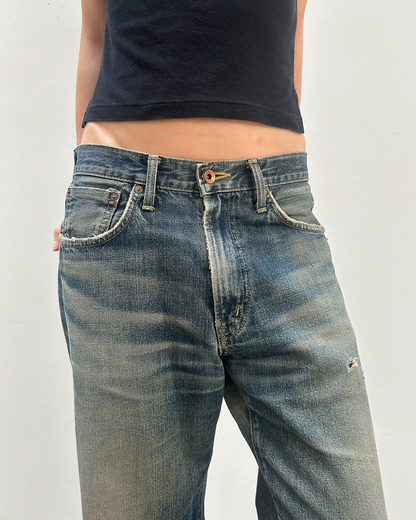 Edwin 505 Selvedge 31 Rust Denim