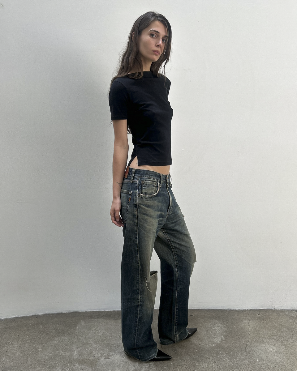 Edwin 505 Selvedge 31 Rust Denim