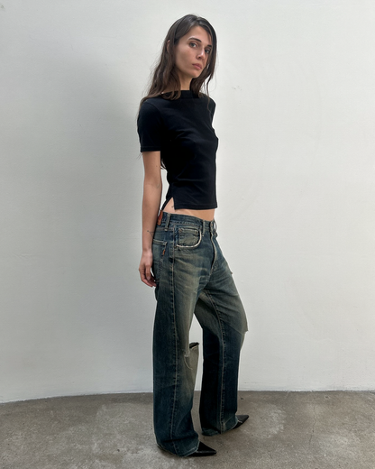 Edwin 505 Selvedge 31 Rust Denim