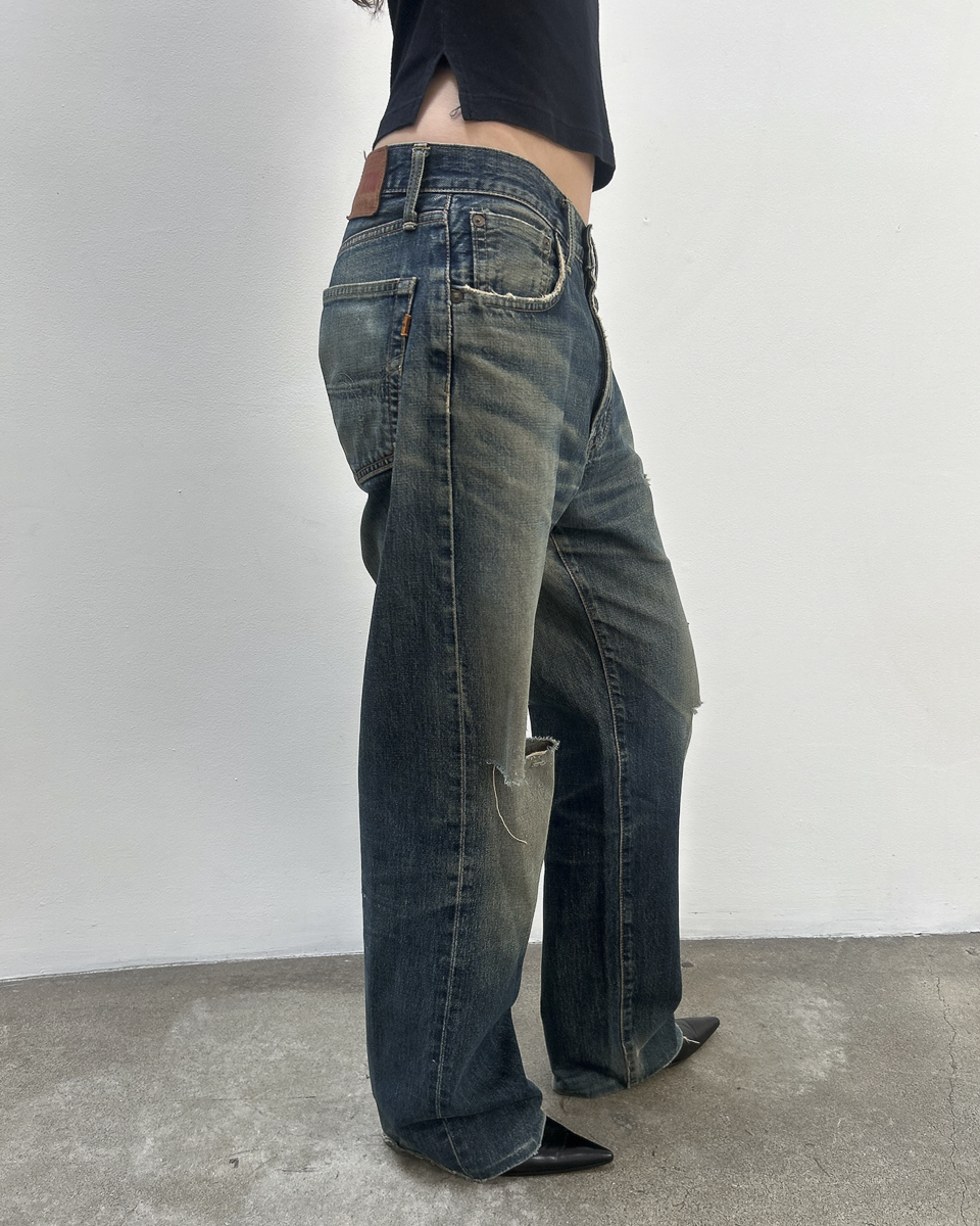 Edwin 505 Selvedge 31 Rust Denim