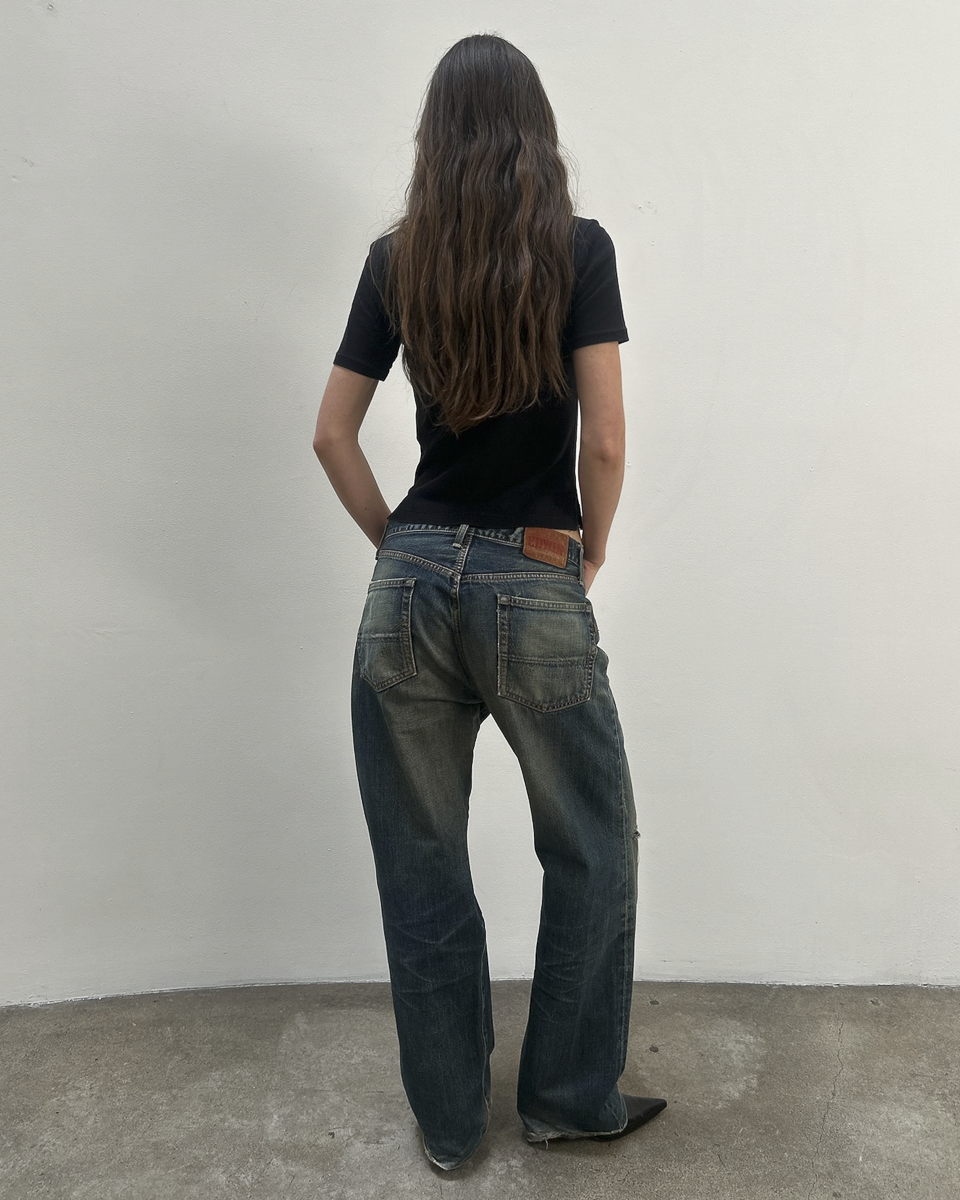 Edwin 505 Selvedge 31 Rust Denim
