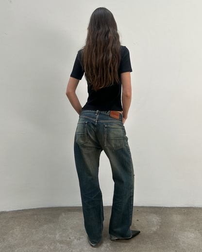 Edwin 505 Selvedge 31 Rust Denim
