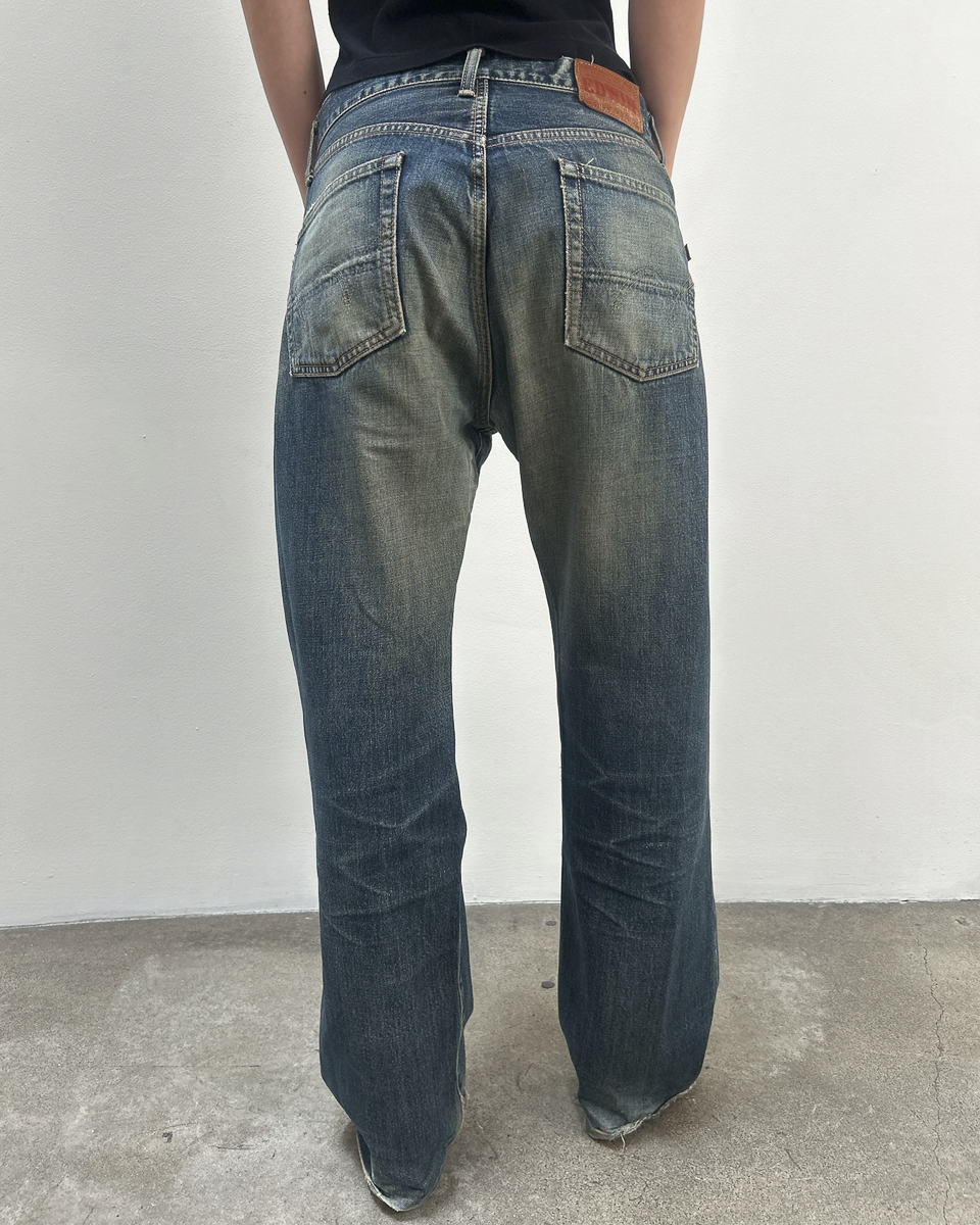 Edwin 505 Selvedge 31 Rust Denim
