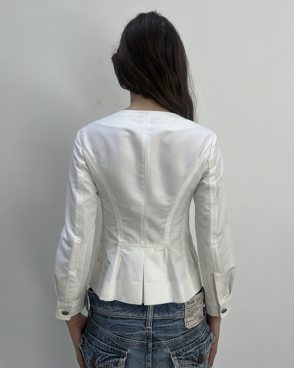 Celine by Michael Kors Silk-Cotton Jacket