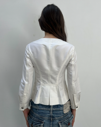 Celine by Michael Kors Silk-Cotton Jacket