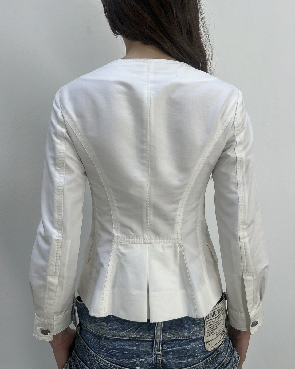 Celine by Michael Kors Silk-Cotton Jacket