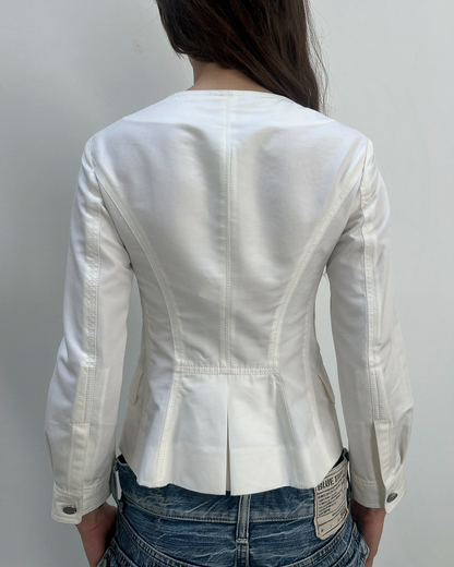Celine by Michael Kors Silk-Cotton Jacket