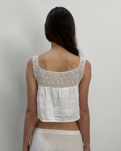 Vintage Crochet Crop Top