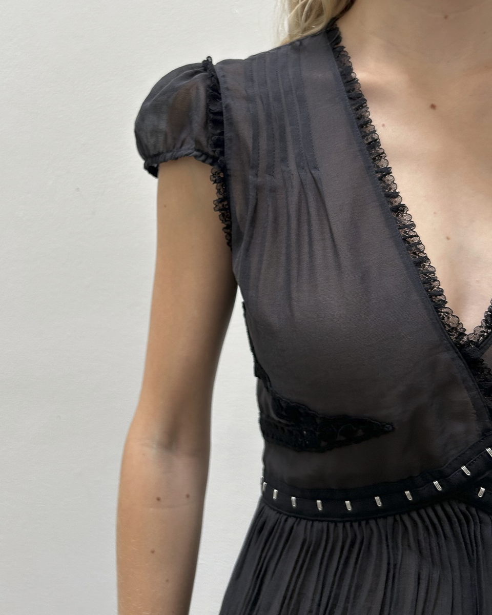Blumarine Pleated Top