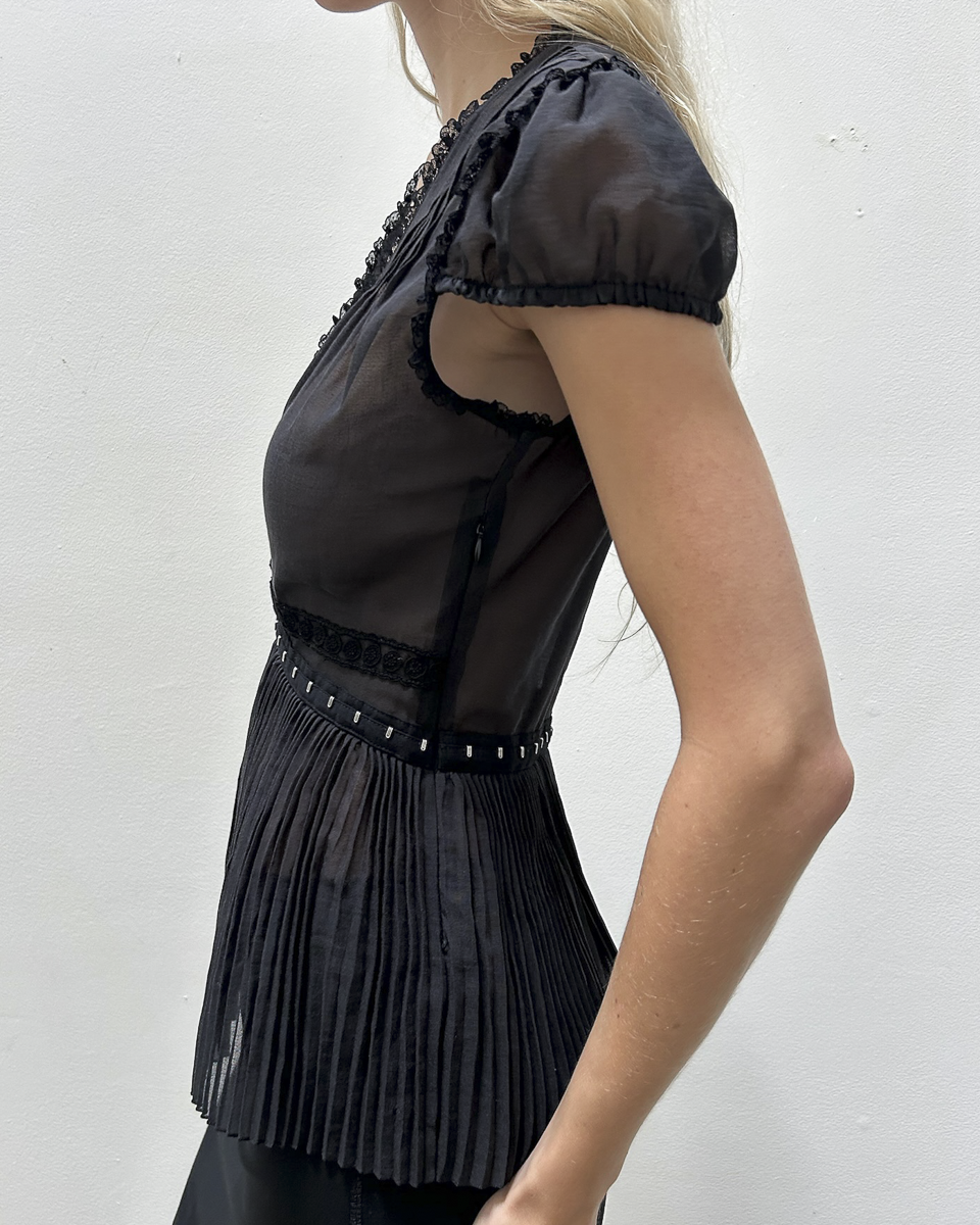 Blumarine Pleated Top