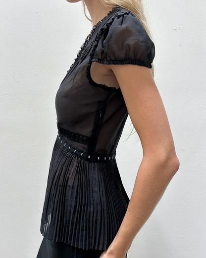 Blumarine Pleated Top