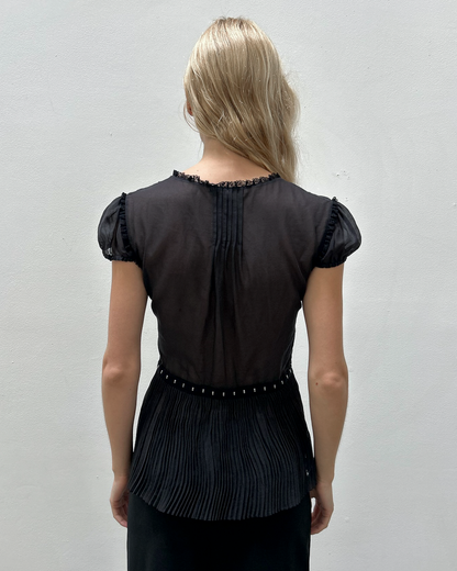 Blumarine Pleated Top