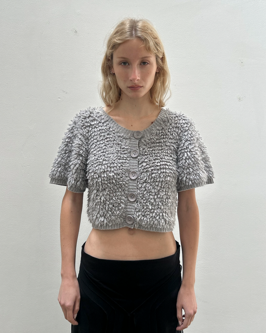 Chloé 2008 Cashmere Cropped Cardigan